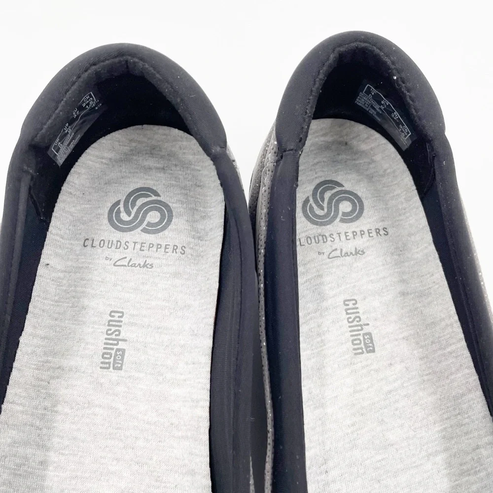 Cloudsteppers by Clarks Women's Ayla Pure Closed Toe Loafers Flats Size 6.5 Grey